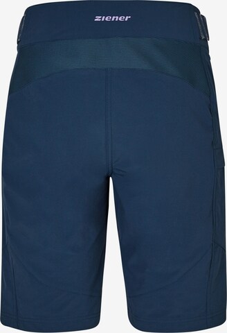 ZIENER Regular Shorts 'NASITA' in Blau