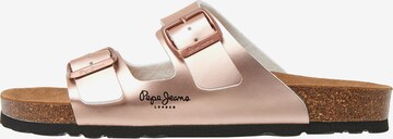 Pepe Jeans Mules 'Oban Claic' in Pink: front