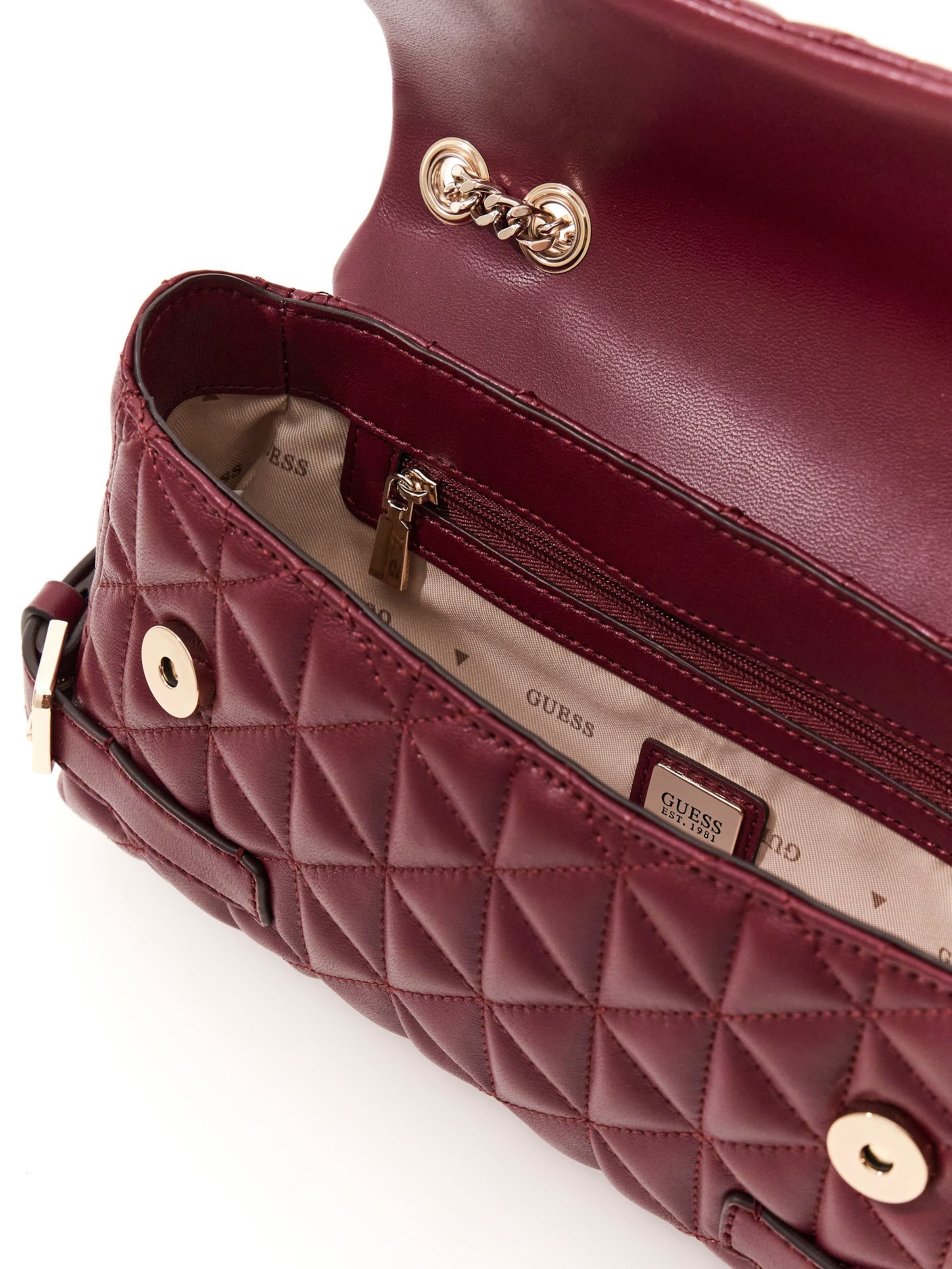 GUESS - Bolso de hombro 'PAISLEIGH' en rojo