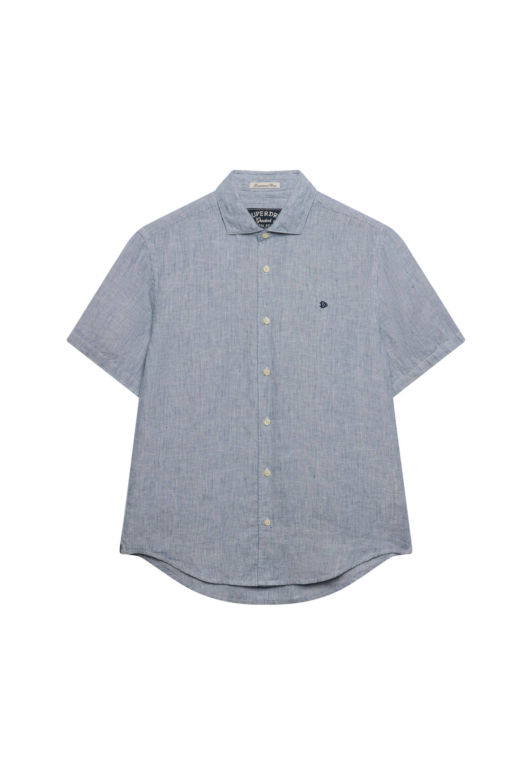 Chemise 'Riviera' Superdry & Co en bleu : devant