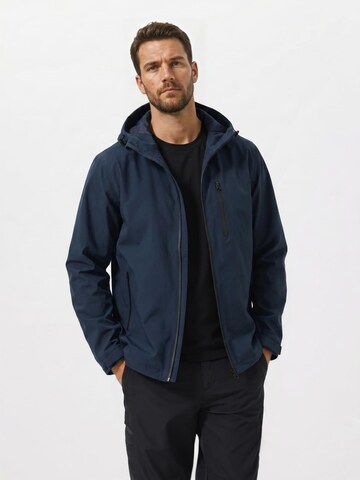 YOUTHUP Outdoor jacket 'Kompakt' in Blue: front