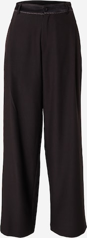 Wide Leg Pantalon 10Days en noir : devant