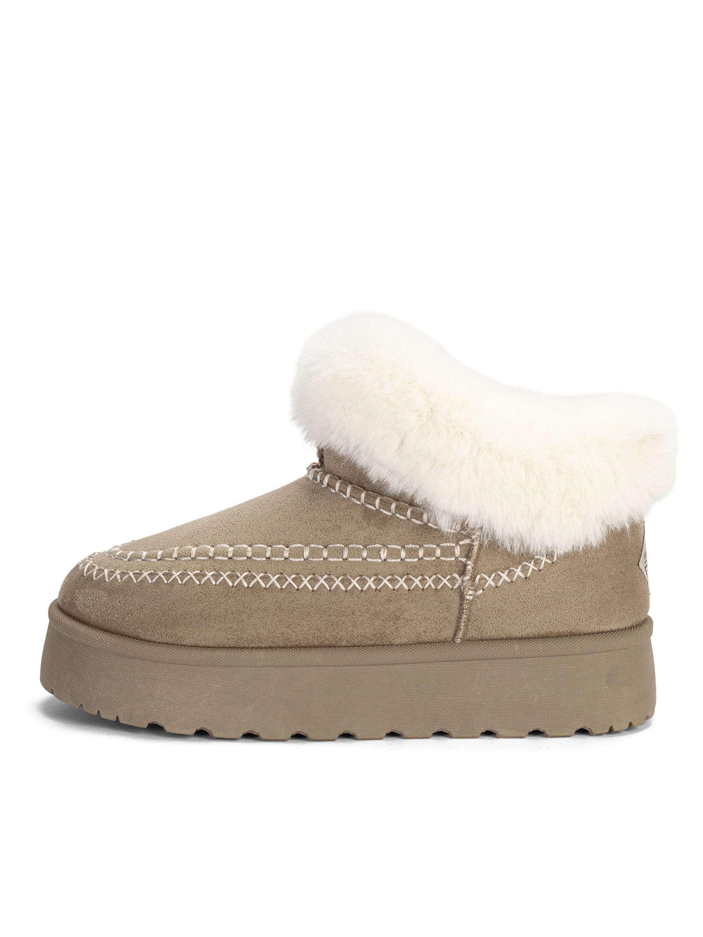 Bottes 'SHEILA' Island Boot en beige : devant