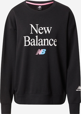 new balance Sweatshirt in Black: front