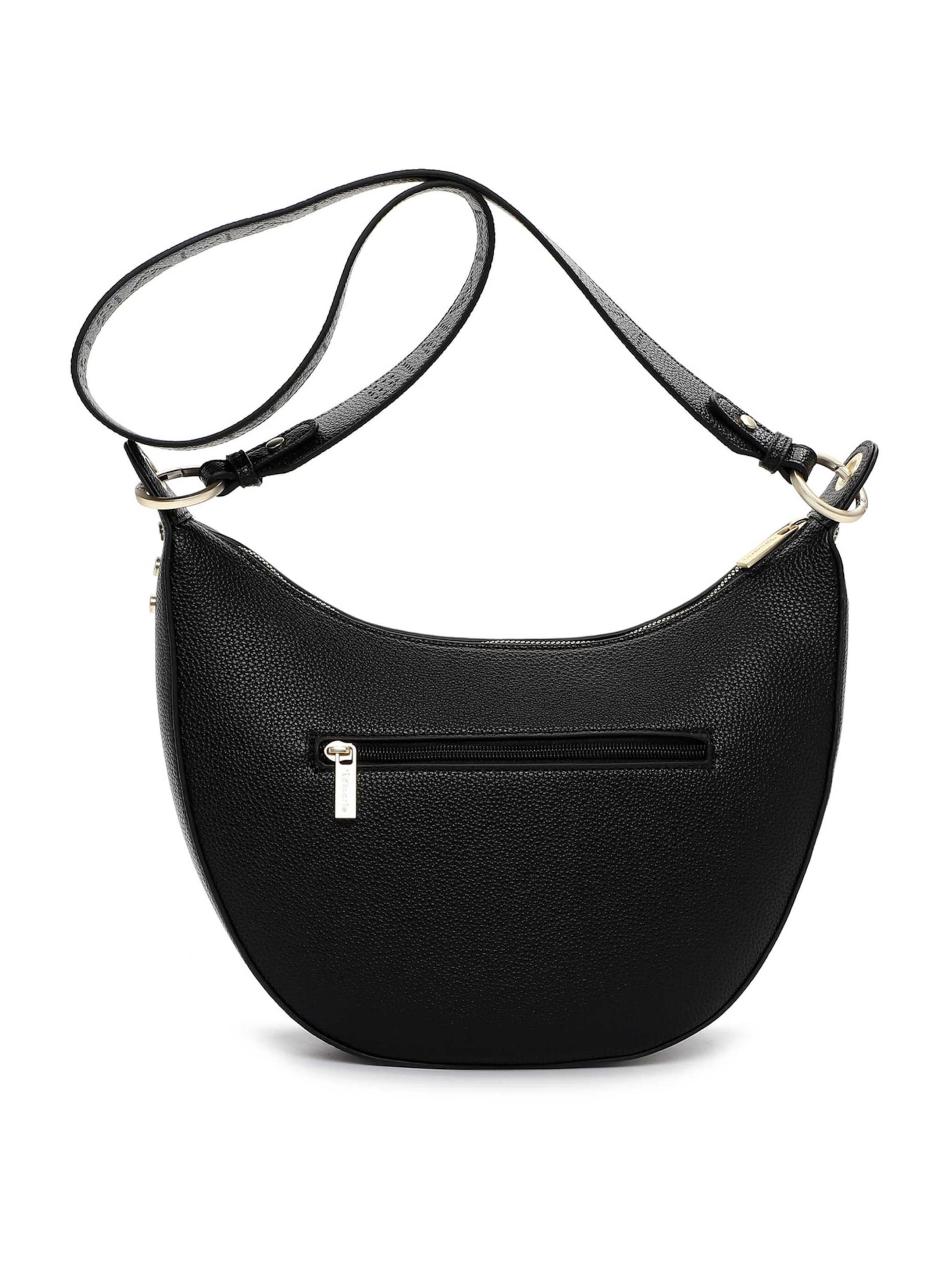 Tamaris Schultertasche 'Kiri' in Schwarz