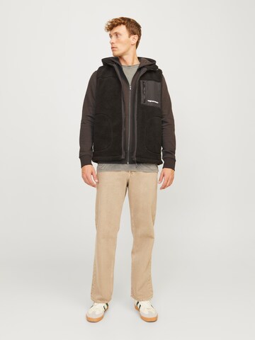 JACK & JONES Sweatjacke 'JJESTAR' in Braun