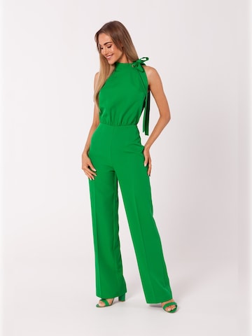 made of emotion - Jumpsuit en verde: frente
