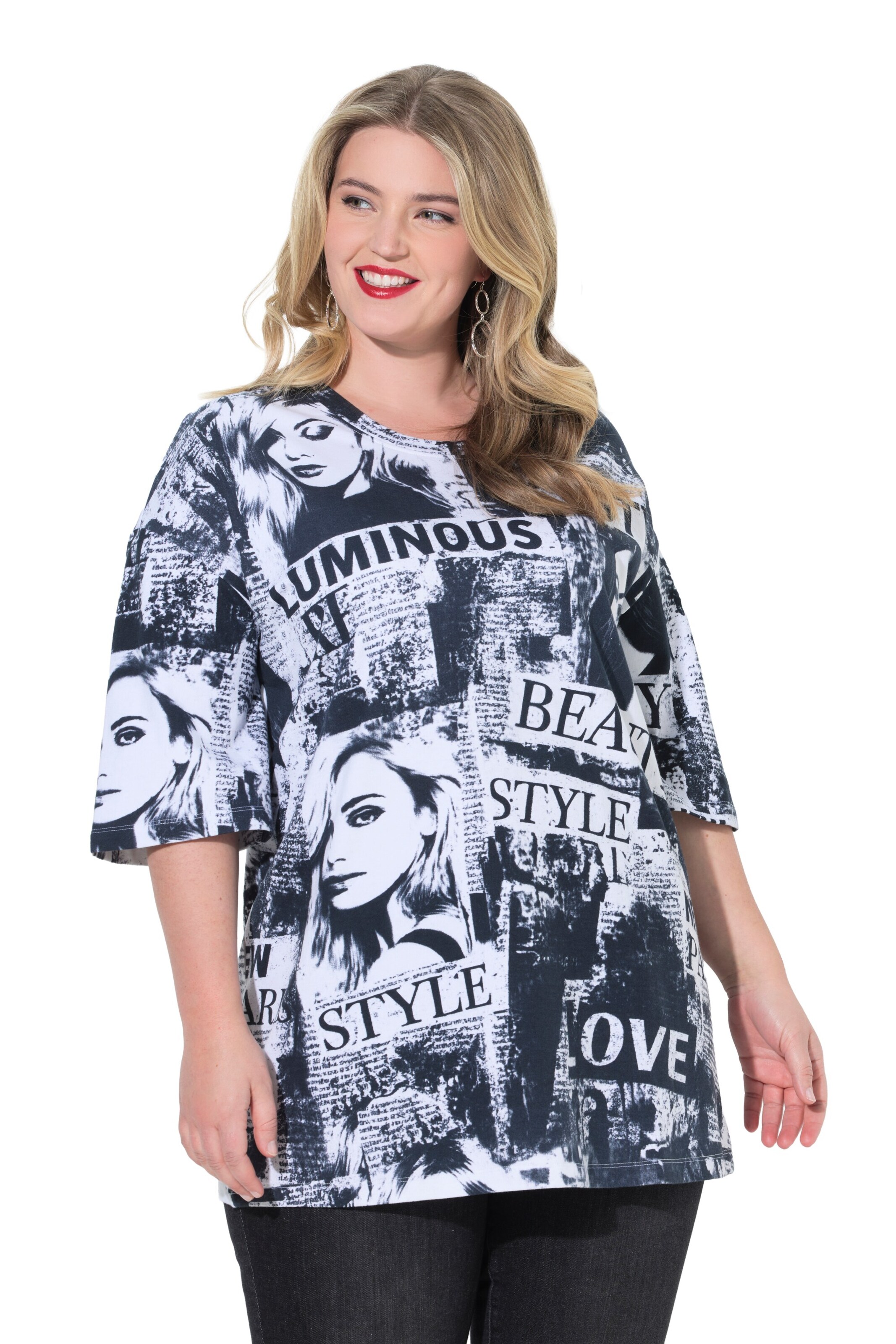 MIAMODA Shirt in Black: front