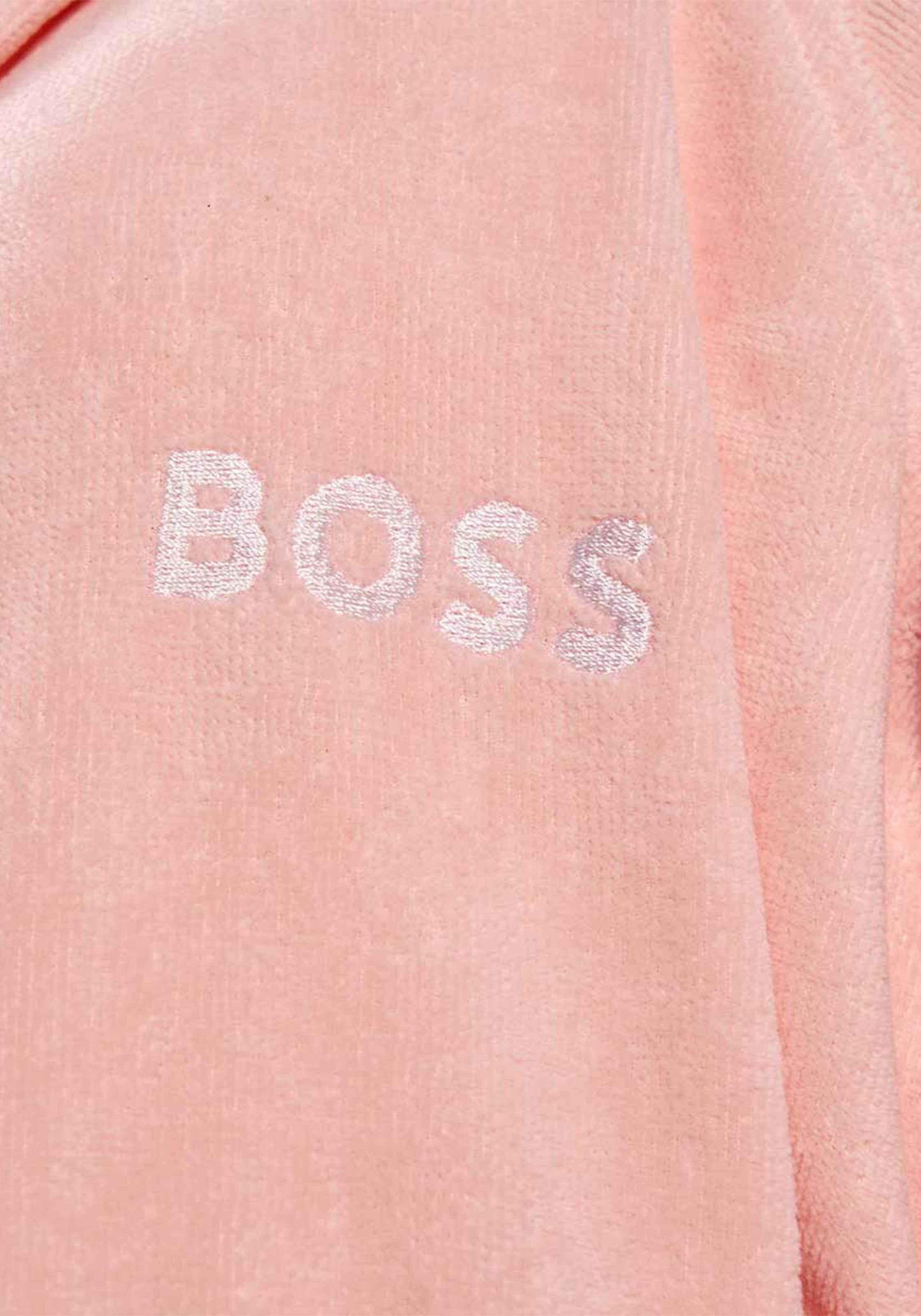 BOSS Bademantel 'PLAIN' in Pink