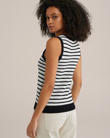 WE Fashion Knitted vest in Black