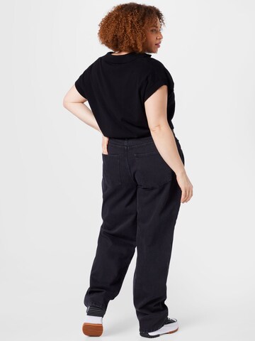 Loosefit Jean Cotton On Curve en noir