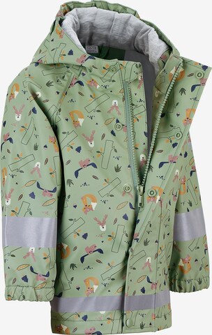 STERNTALER Performance Jacket 'Waldtiere' in Green