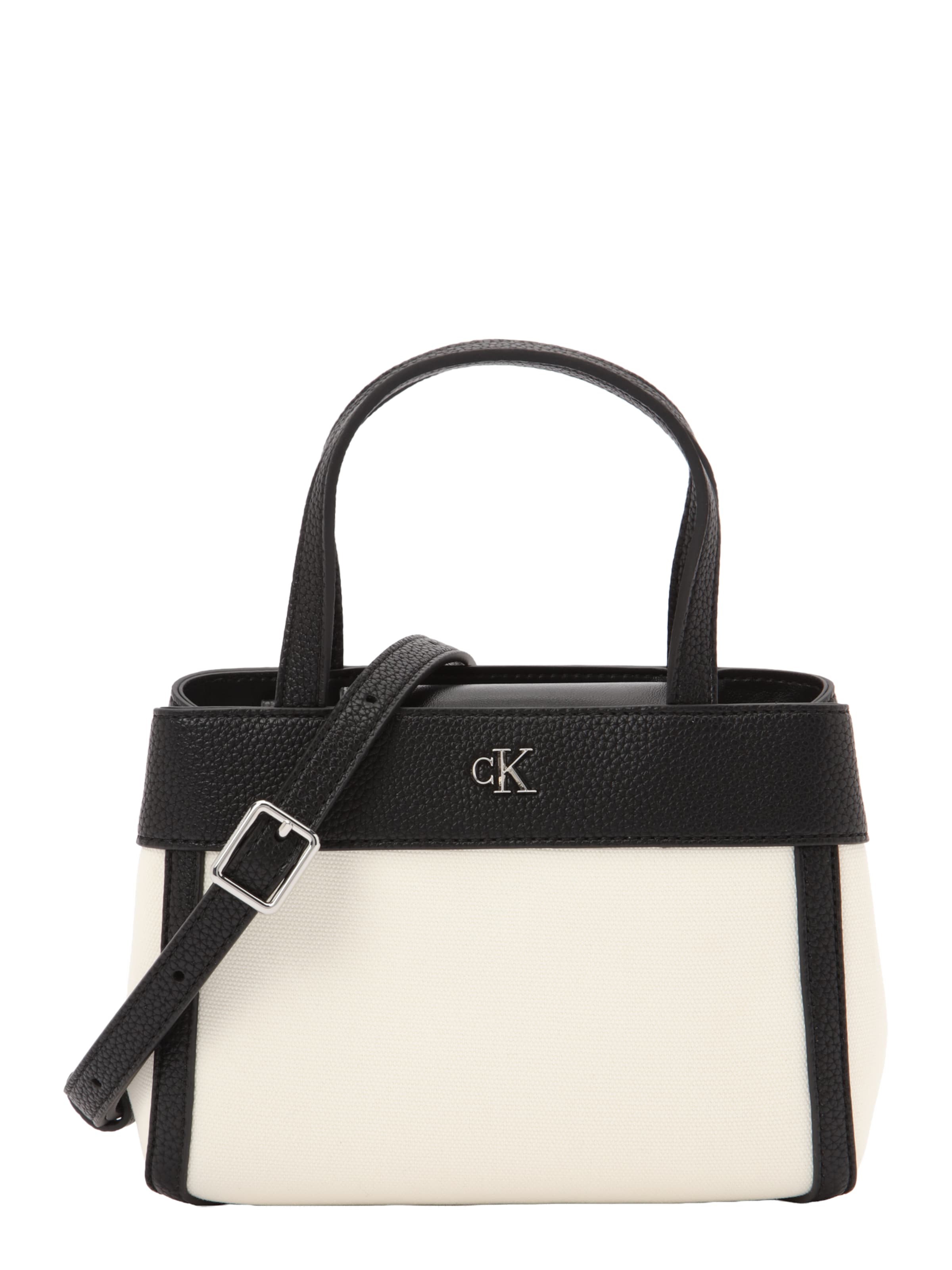 Borsa a mano di Calvin Klein in bianco: frontale