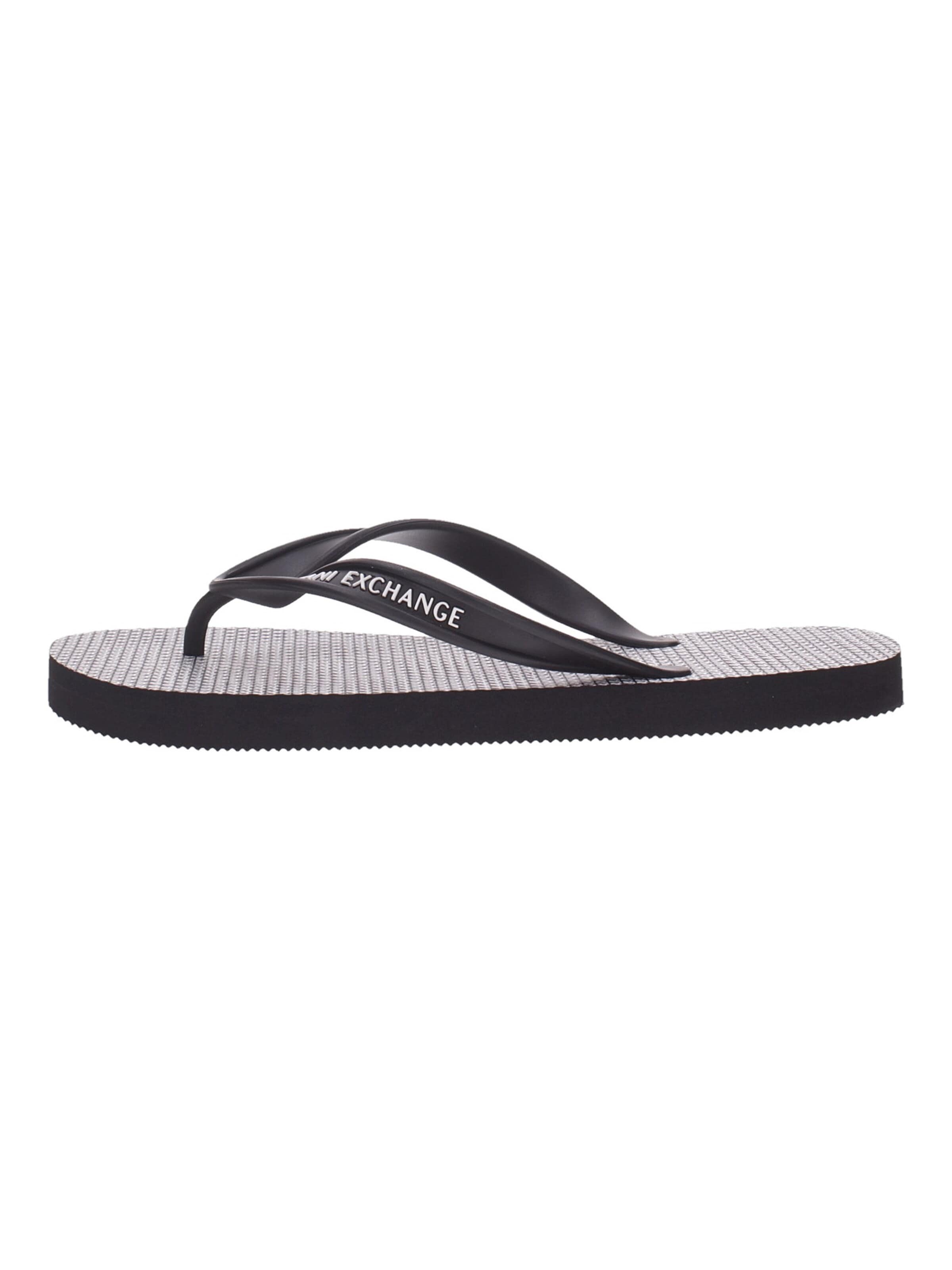 Infradito di ARMANI EXCHANGE in nero: frontale