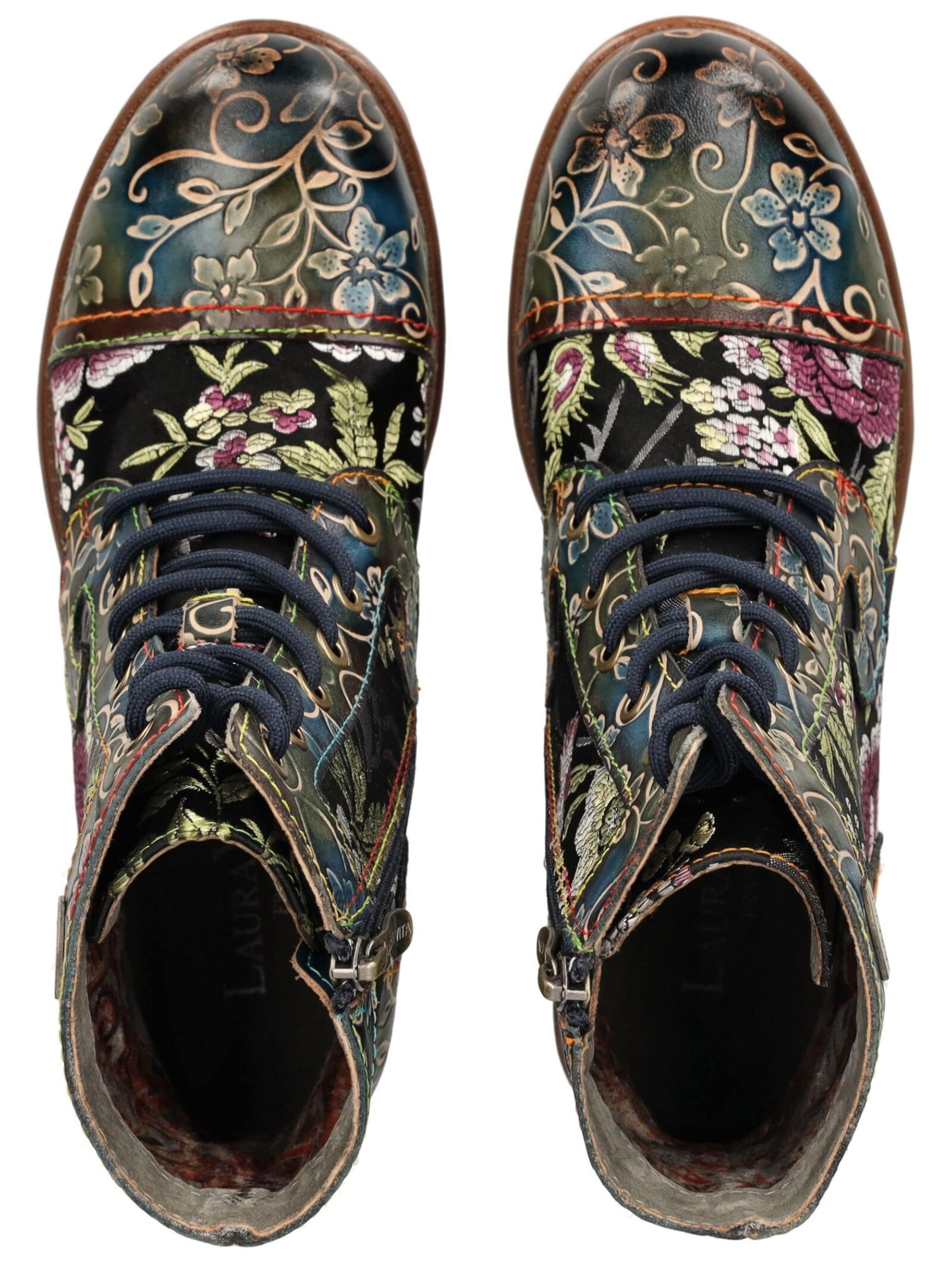 Bottines à lacets Laura Vita en bleu