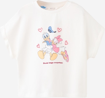 MANGO KIDS Paita 'PDHUGS' värissä valkoinen: etupuoli