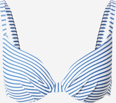 NATURANA Hauts de bikini en bleu / blanc, Vue avec produit