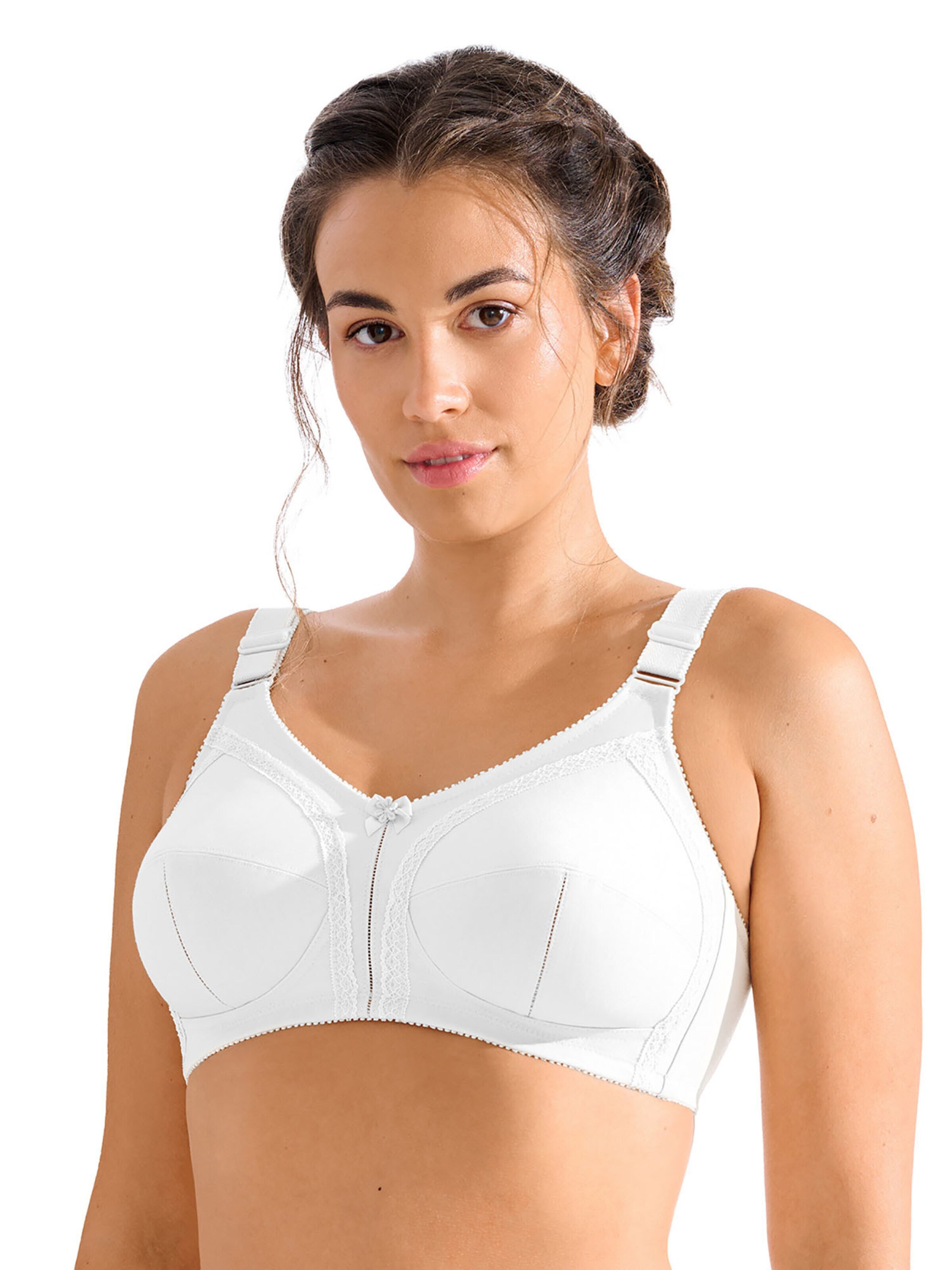 Lisca Minimiser Bra 'Mirelas' in White: front