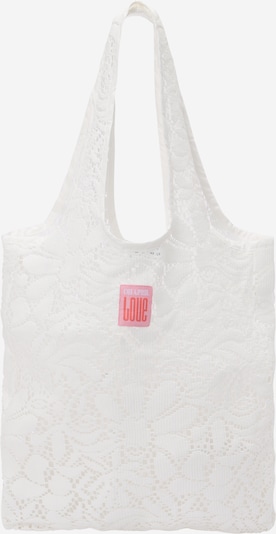 Pirkinių krepšys 'Atemoya' iš OH APRIL, spalva – rožių spalva / šviesiai raudona / balta, Prekių apžvalga