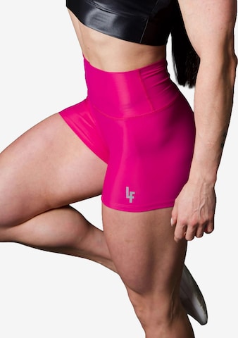 Leggings 'Short Myself' LUXFEEL en rose : devant