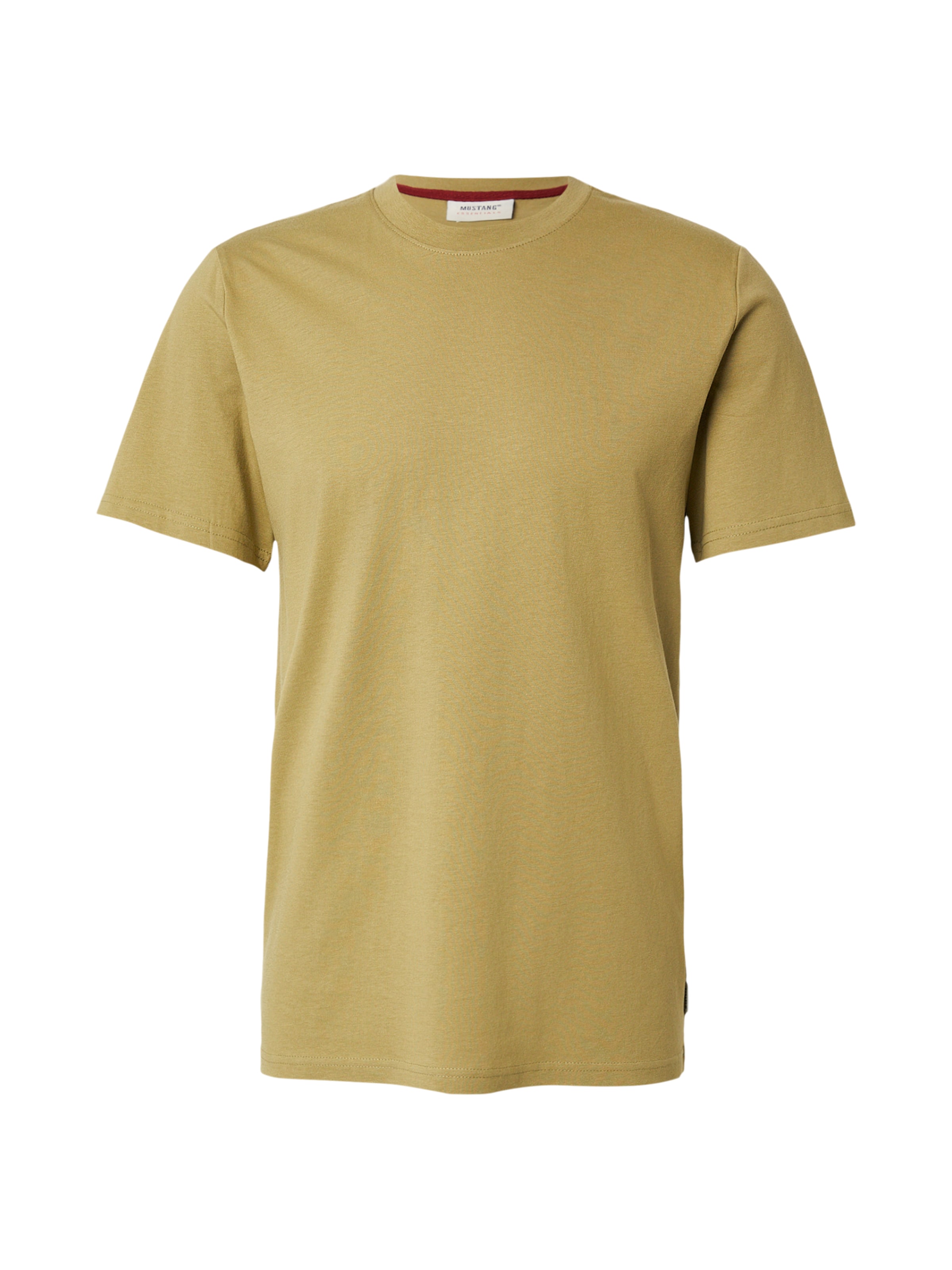 MUSTANG Μπλουζάκι 'Austin' σε κίτρινο: μπροστά
