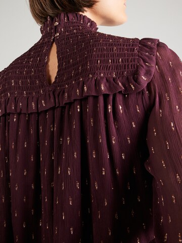 SCOTCH & SODA Блуза 'LUREX SMOCK' в лилав