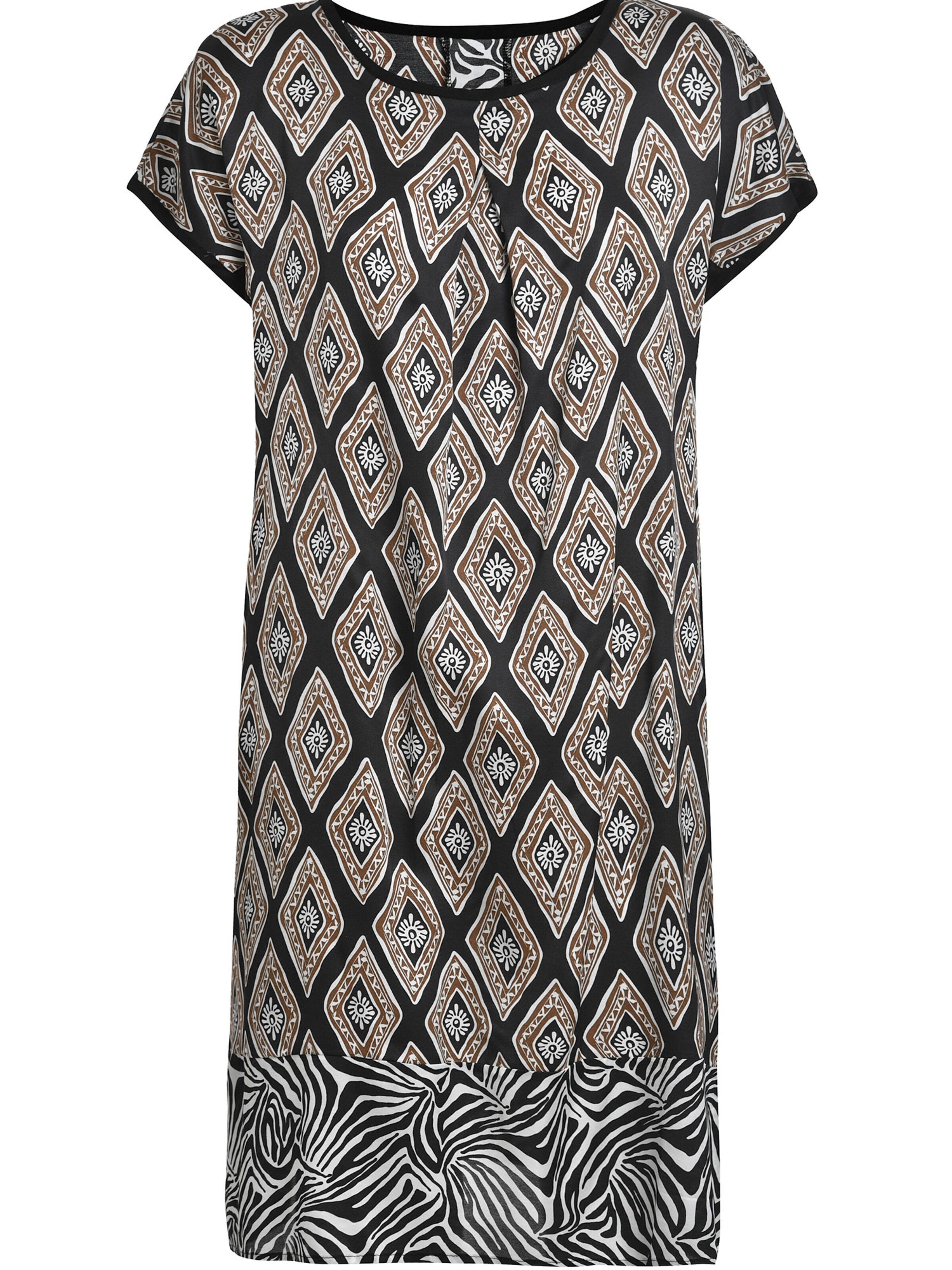 DEHA Jurk in Zwart: voorkant