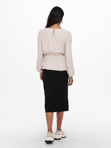 ONLY - Blusa 'Mette' en beige