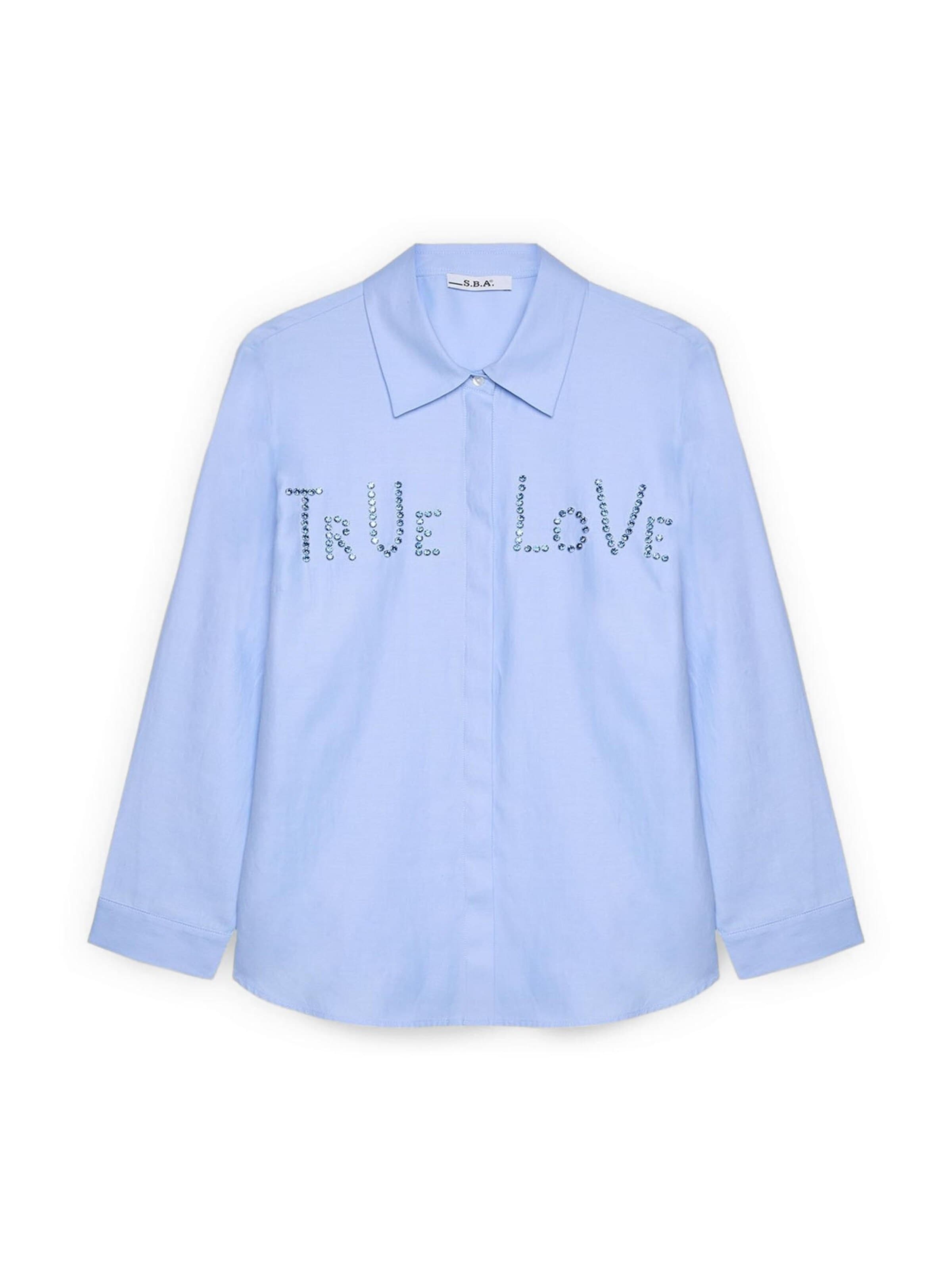 Fiorella Rubino - Blusa en azul: frente