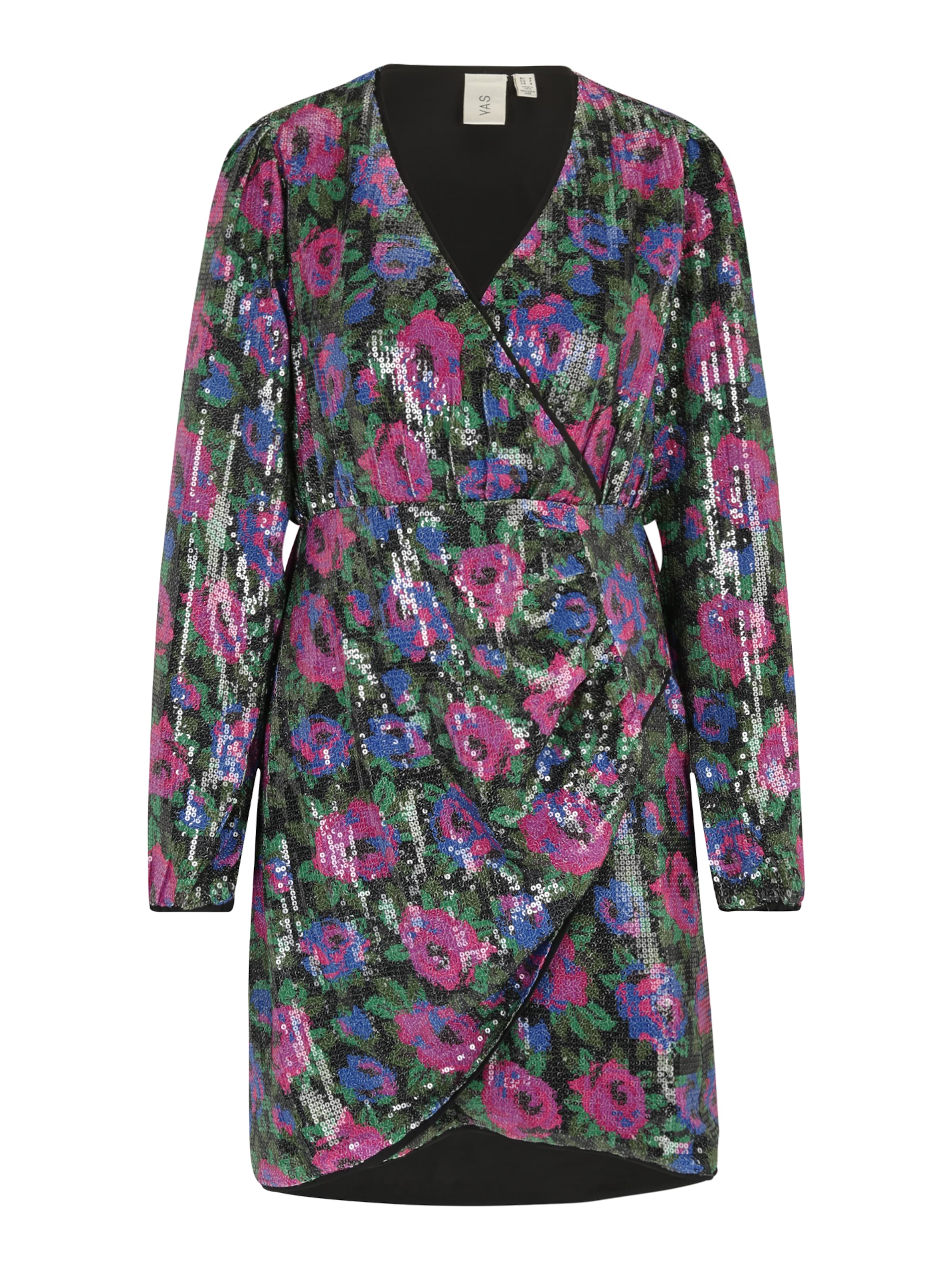 YAS Petite Šaty 'LIVO' – černá: přední strana