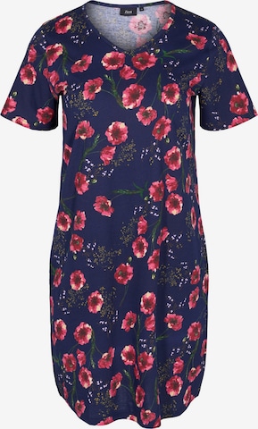 Zizzi Summer Dress 'VMINA' in Blue: front