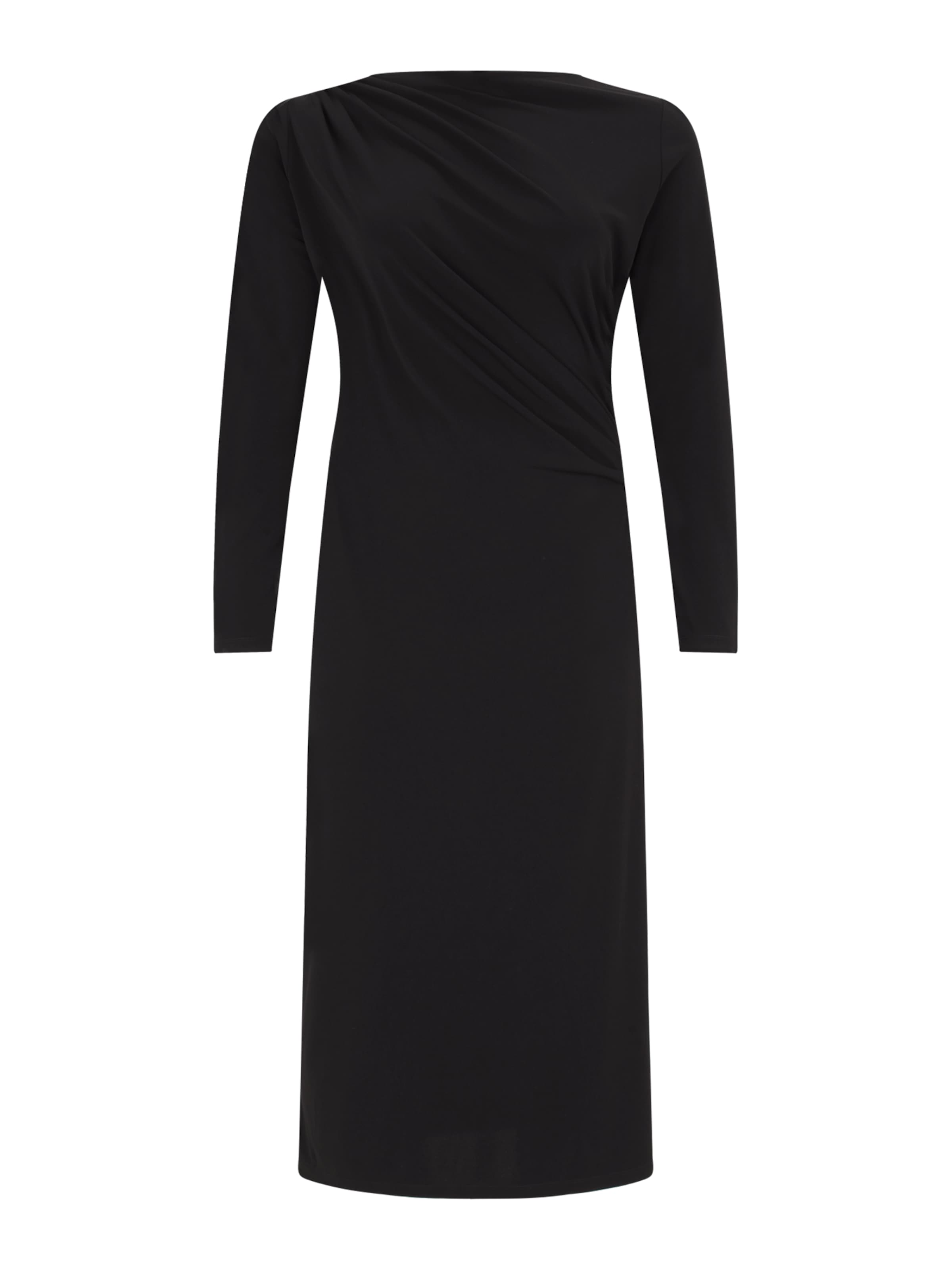 Abito 'Hellen' di Guido Maria Kretschmer Curvy in nero: frontale