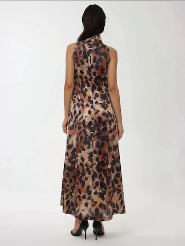 Hiccup Evening Dress in Brown