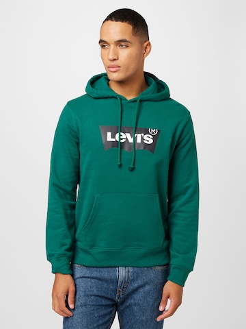 LEVI'S ® Sweatshirt 'Standard Graphic Hoodie' in Grün: predná strana