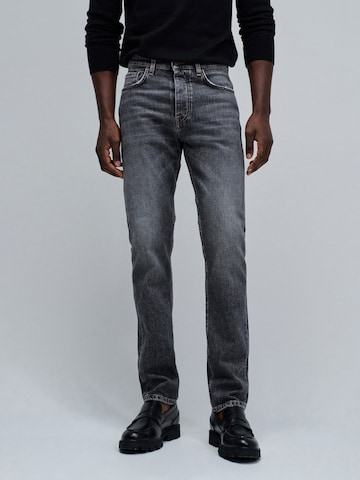 Coupe slim Jean Salsa Jeans en noir : devant
