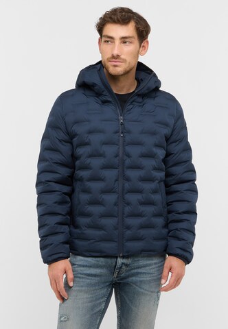 MUSTANG Winter Jacket in Blue: front