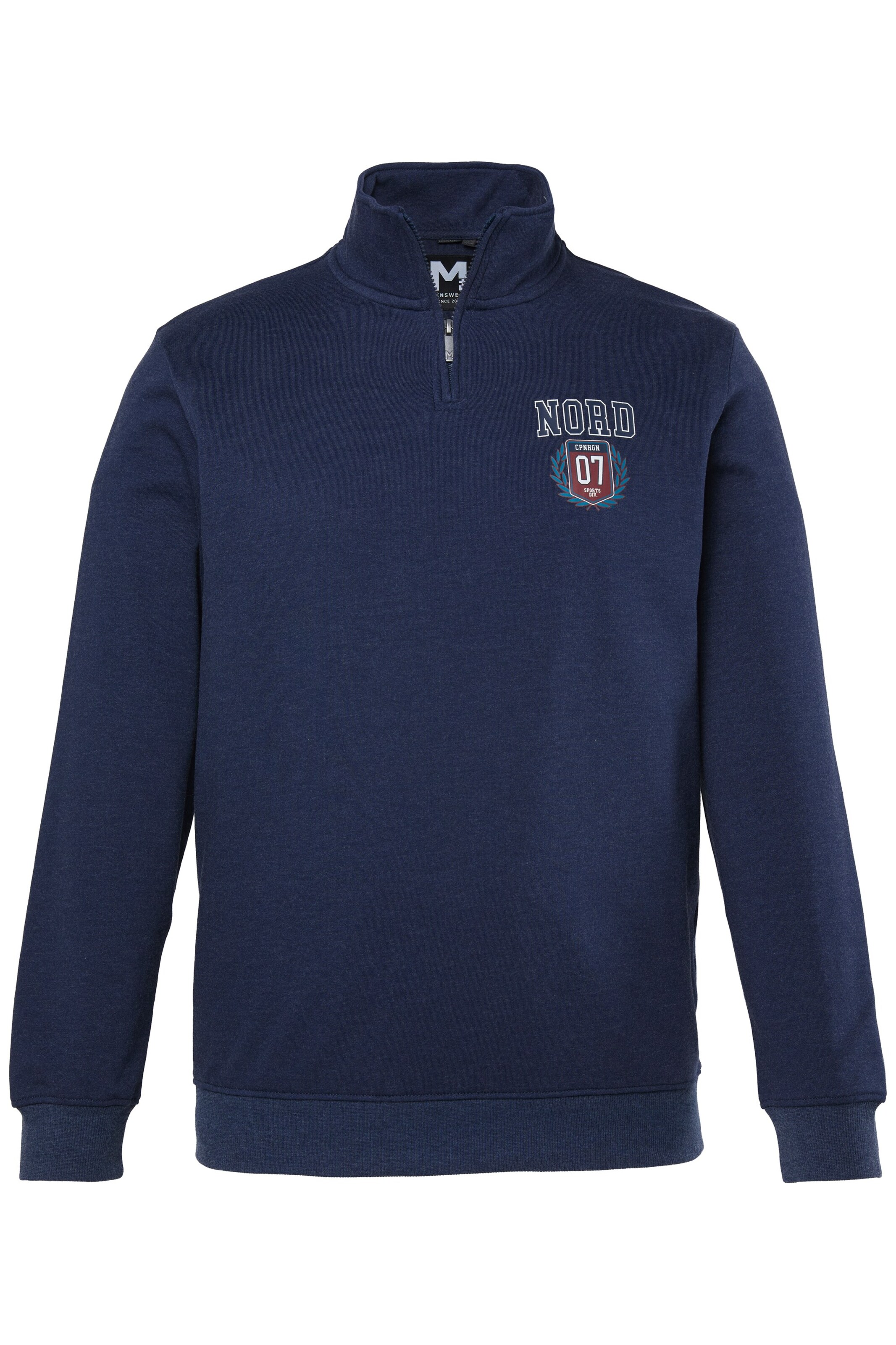 Men Plus Sweatshirt in L in Navy / Purple / White, Item view
