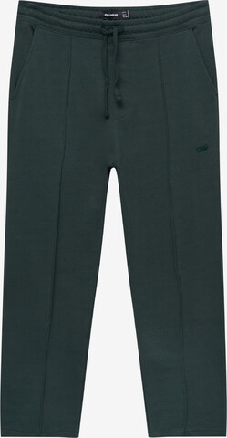 Pantaloni de la Pull&Bear pe verde: față