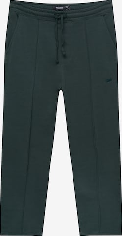 Pantaloni de la Pull&Bear pe verde: față