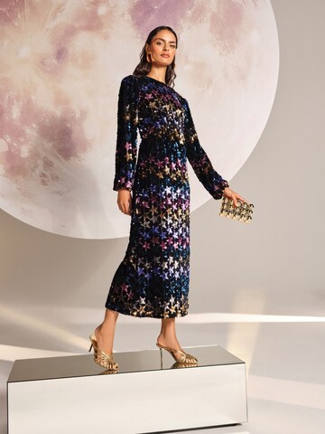 Robe love & roses en noir