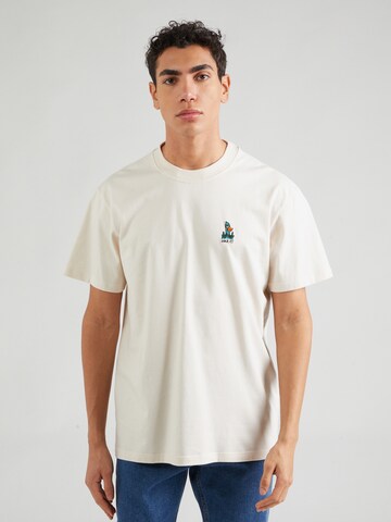 Iriedaily - Camiseta 'What The Duck' en blanco: frente