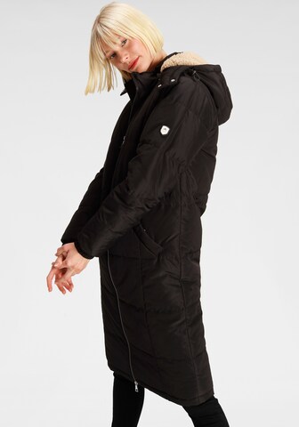 ALPENBLITZ Winter Coat in Black: front