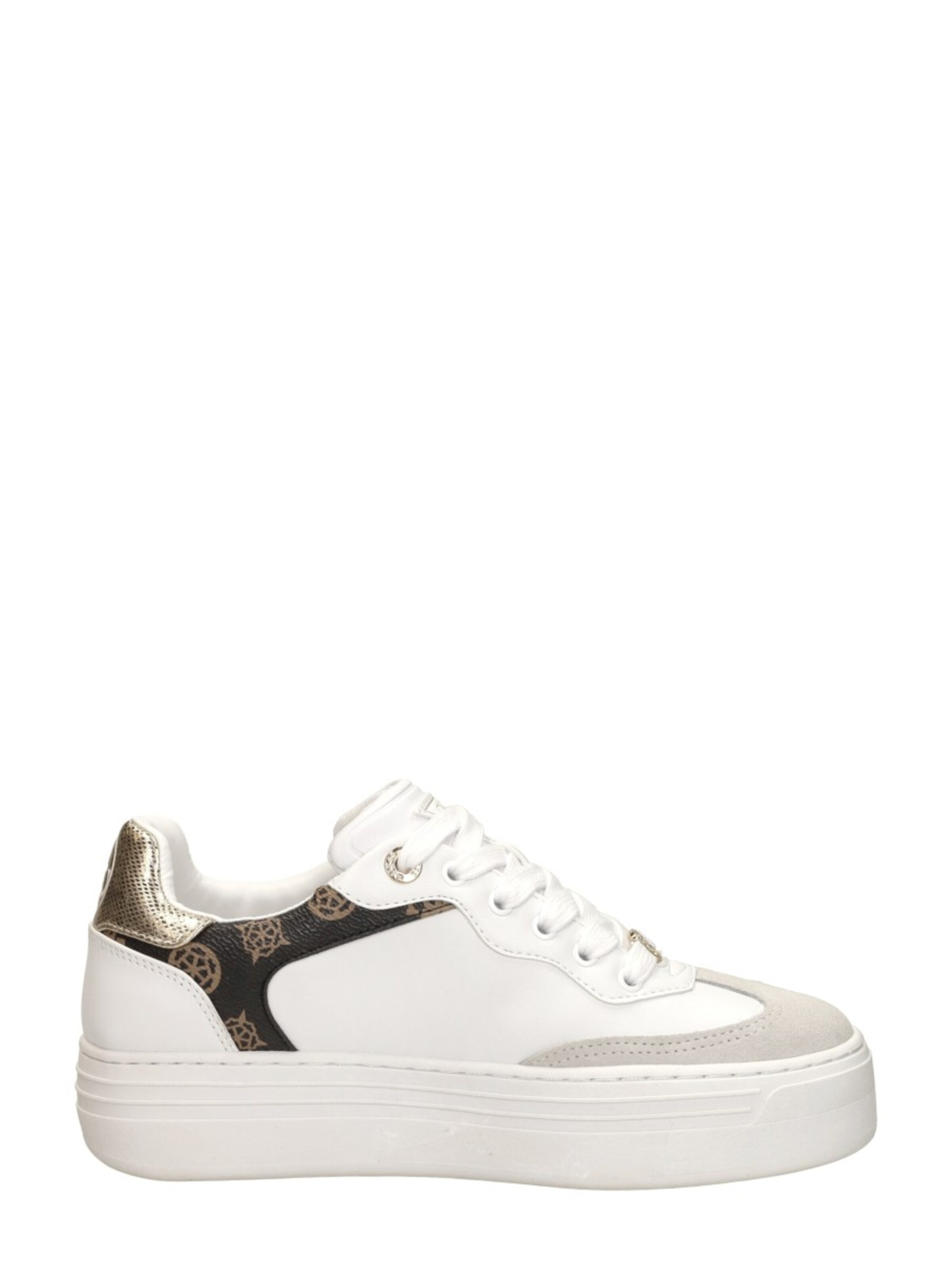 Baskets basses 'Swole' GUESS en blanc