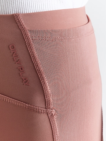 ONLY PLAY Skinny Športne hlače 'ONPRYA-3-POSH' | roza barva