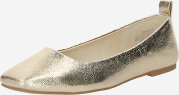 ONLY Ballet Flats 'AKIRA' in Gold: front