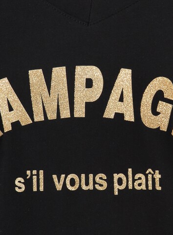 Key Largo T-shirt 'WT CHAMPAGNE' i svart