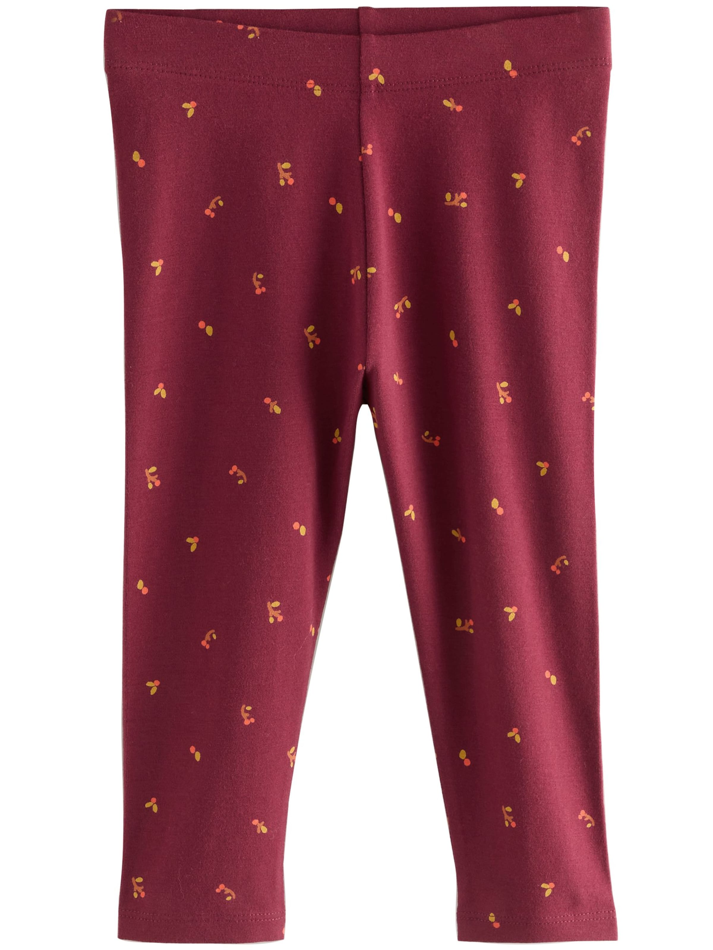 Next Skinny Leggings in Red: front