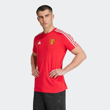 ADIDAS PERFORMANCE Funkčné tričko 'MUFC DNA' - Červená: predná strana