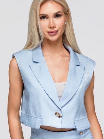 Blazer di Ombre in blu: frontale