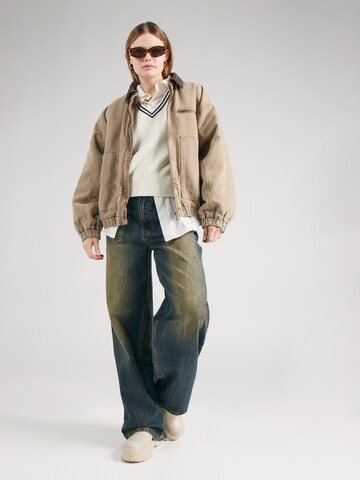 Gilet in maglia di GUESS JEANS in bianco